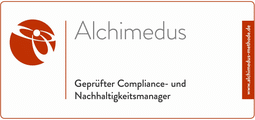 Siegel Alchimedus: Geprüfter Compliance- und Nachhaltigkeitsmanager